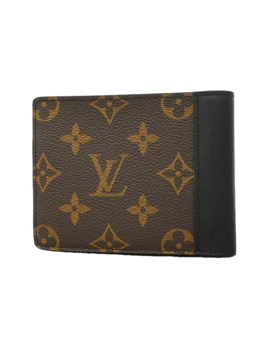 Louis Vuitton Billfold Monogram Macassar Portefeuille Multiple Brown Black